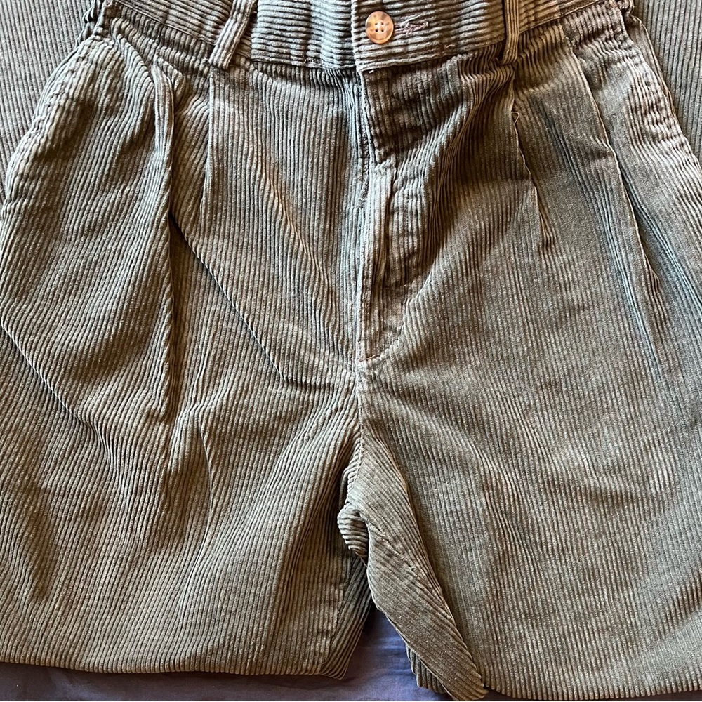 CLASS CLUB wide wale Corduroy pleated Straight Leg olive Pants (16 BOYS)